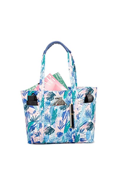 Kinmac Women's bag, Kinmac, Seagrass, Multicolored blue