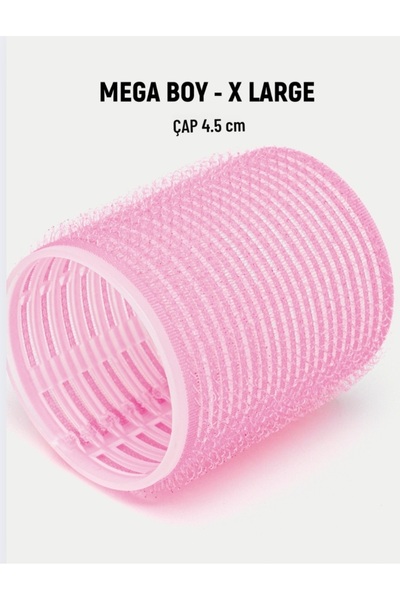 Sibelon 4-Piece Large Size Curler with Velcro - Adhesive Hair Curler