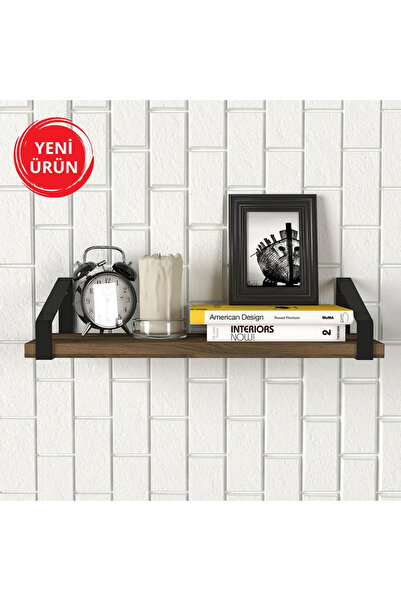 Dekorister Artigo Duvar Rafı Ceviz