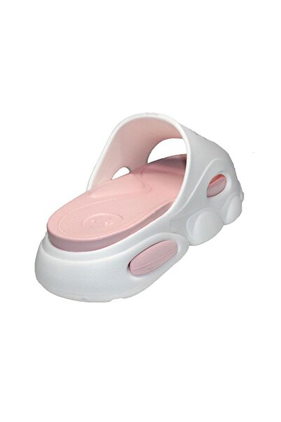 Jose Amorales Women's slippers/flip-flops, EVA foam, white and pink, size 41,