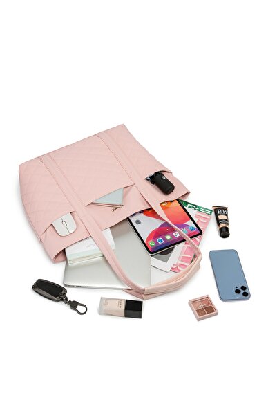 Kinmac Women's bag, Kinmac, embroidery, pink