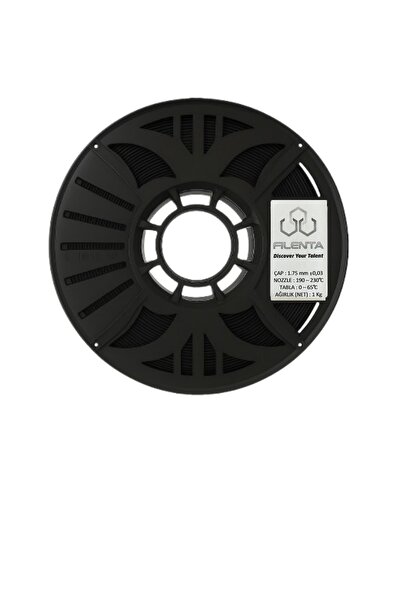 Filenta Siyah Petg Filament 1.75mm 1Kg