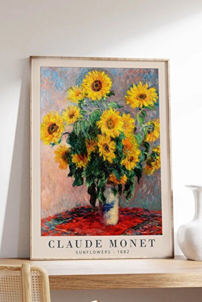 Taranist Kağıt Poster Monet Ünlü Tablolar - Kuşe Kalın Duvar Dekorasyonu