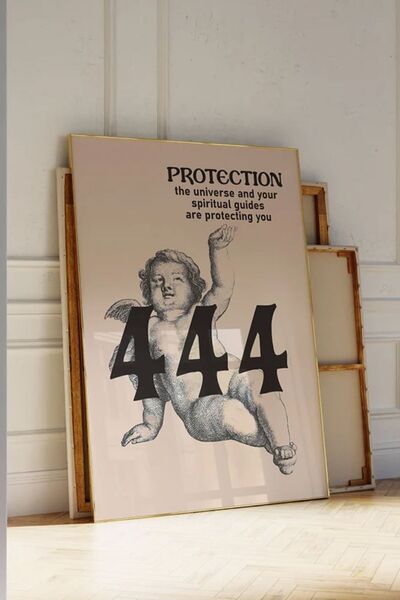 Taranist Kağıt Poster- 444 Melek Sayıları - Korunma Protect Your Energy