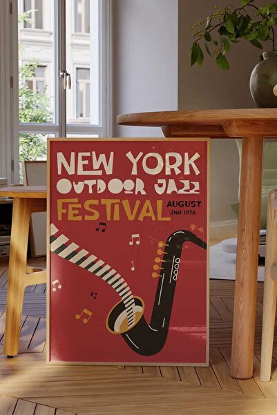 Paper Poster New York Jazz Festival Poster 30x42 Cm