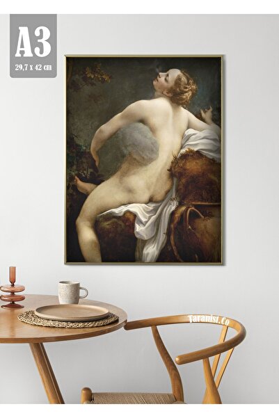 Taranist Kağıt Poster Jüpiter Ve Io - Correggıo-ünlü Tablolar - Kuşe (30X42 CM)