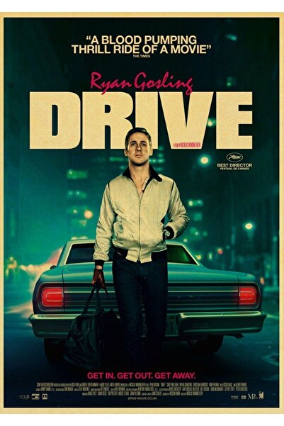 Taranist Kağıt Poster Drive Ryan Gosling Kuşe Kalın (30X42 CM)