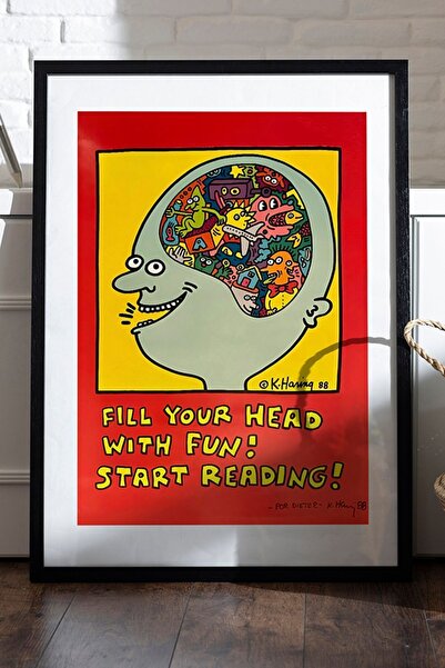 Taranist Keith Haring Kağıt Poster 33x48 Cm