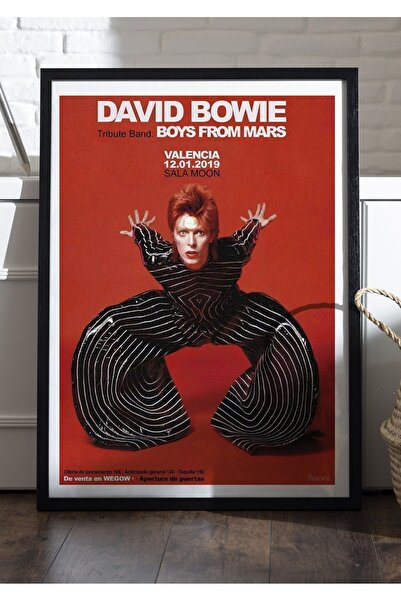 Taranist Kağıt Poster David Bowie Kuşe Kalın (30X42 CM)
