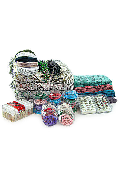 ihvan online 20 Kişilik Hac ve Umre Hediyelik Seccade Seti – Lüks (HDY)