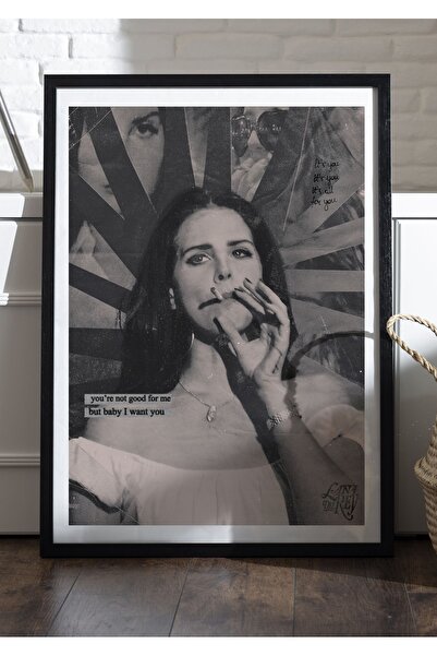 Taranist Kağıt Poster Lana Del Rey Baby I Want You Kuşe Kalın (30X42 CM)