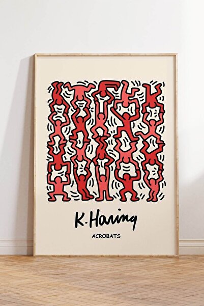 Taranist Kağıt Poster Keith Haring