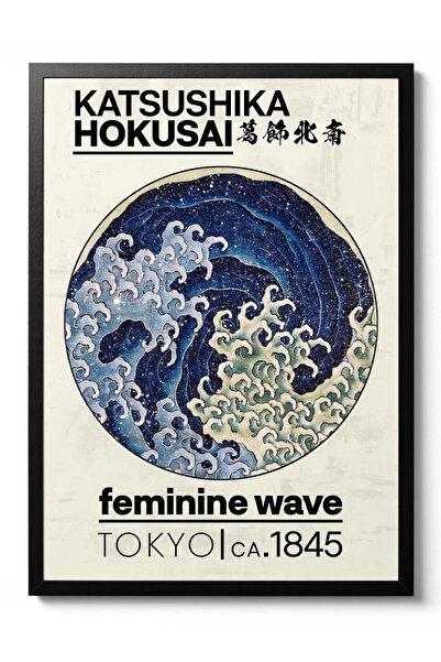 Taranist Kağıt Poster Katsushika Hokusai Sanatsal Kuşe Duvar Dekorasyonu 33x4...
