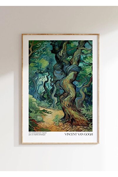 Taranist Kağıt Poster Vincent Van Gogh Zeytin Ağaçları Olive Trees