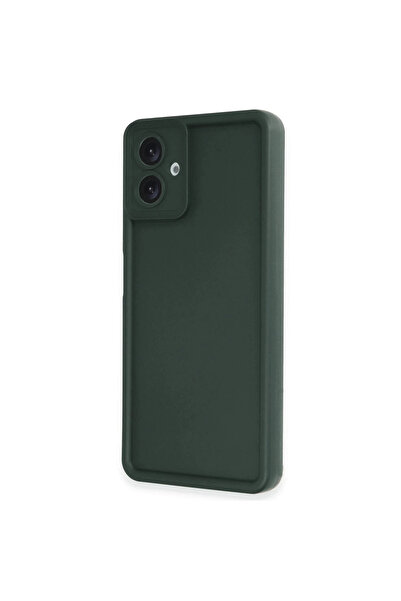 Twin Store غطاء سيليكون لهاتف جالاكسي A07 4G - أخضر داكن