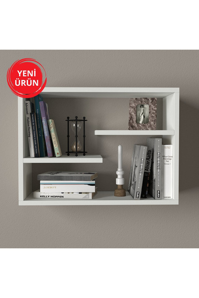 Dekorister Tino Duvar Rafı Beyaz