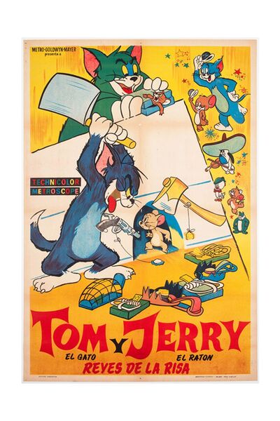 Taranist Kağıt Poster  Tom ve Jerry Cartoon