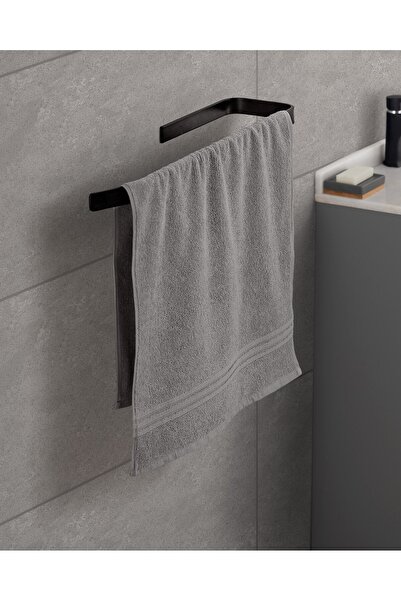 Madame Coco Gestreiftes Dobby-Gesichtshandtuch – Hotelkollektion