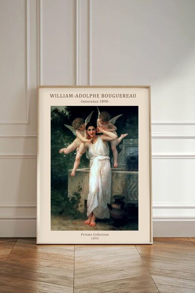 Taranist Kağıt Poster Duvar Dekorasyonu Kalın Kuşe William-adolphe Bouguereau Youth (1893)