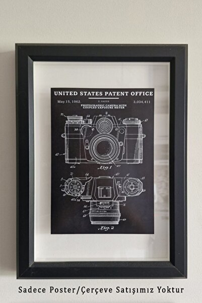 Taranist Kağıt Poster - Fotoğraf Makinesi Patent Görseli