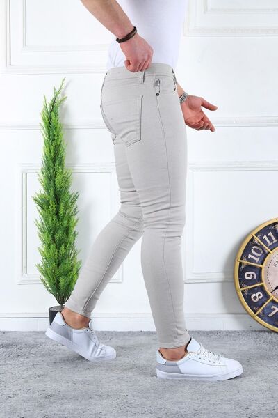 comstar Men's Jeans Slim Fit Stretchy Denim Stone Jeans