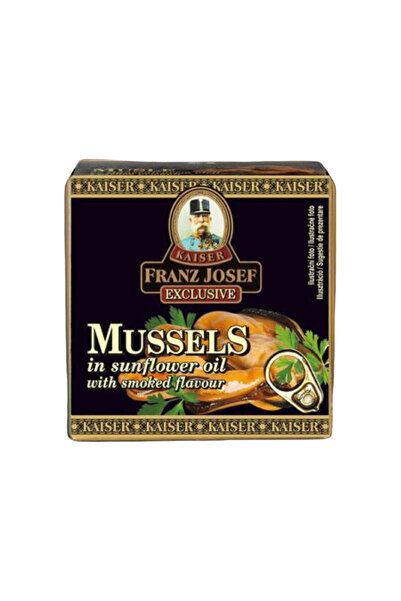 Franz Josef Kaiser - Smoked mussels in sunflower oil 80 g