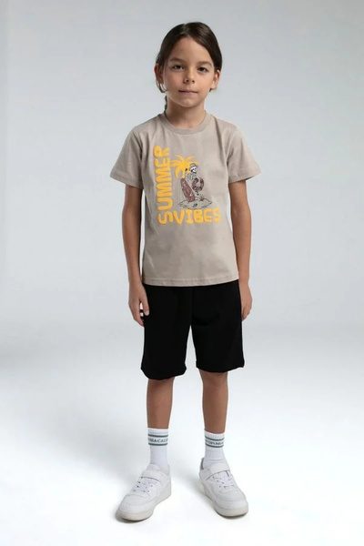 Rolypoly Boy's bermuda set - sand