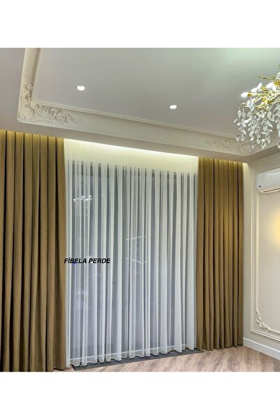 FİBELA PERDE PERDEA MODERNĂ ALBĂ 1/2,5 PILE, PLATĂ, FĂȚĂ FĂȚĂ, FĂȚĂ FĂȚĂ (FĂȚĂ NORMALĂ) fibela