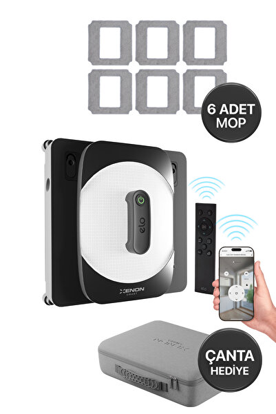 Xenon Smart Elo Akıllı Cam Temizleme Robotu Ve 6 Adet Mop