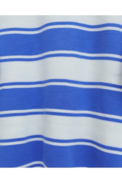 Modamorfo Товстолінійна трикотажна туніка - синя