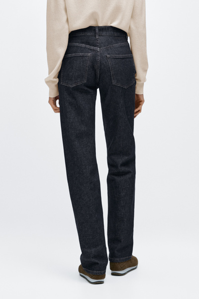 Massimo Dutti Yüksek bel straight fit jean