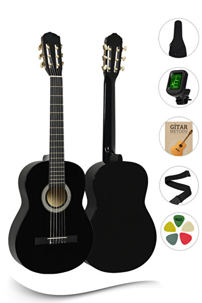 Campbell Klasik Gitar Siyah (SOFT CASE KILIF VE PENA HEDİYELİ)