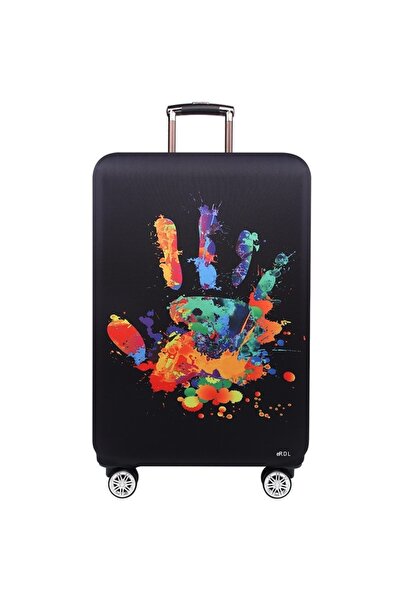 eR D L Husă de protecție pentru cărucior, mărimea M, model cu amprentă, eR D L