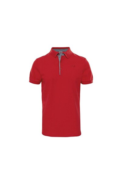 THE NORTH FACE Erkek Premıum Polo Pıquet T0Cev4682 Kırmızı-L