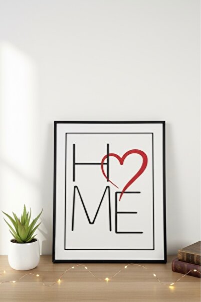 BOTE CONCEPT HOME Kalpli Dekoratif Çerçeve – Modern Ev Ofis Masa Üstü Biblo