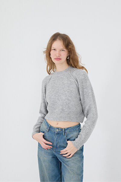 Addax Μακρυμάνικο Πλεκτό Πουλόβερ K3362-D7