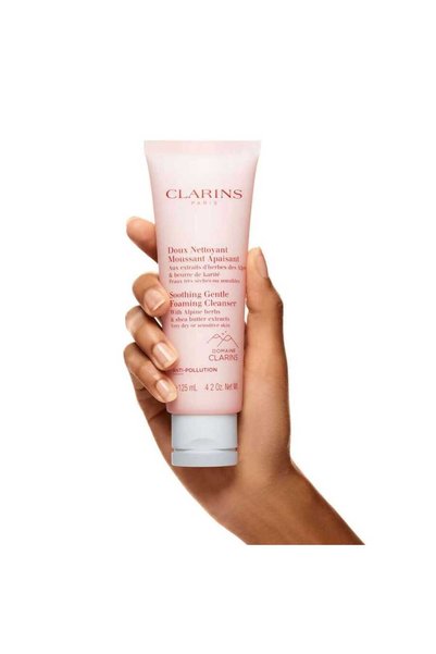 Clarins منظف رغوي لطيف ومهدئ 125 مل