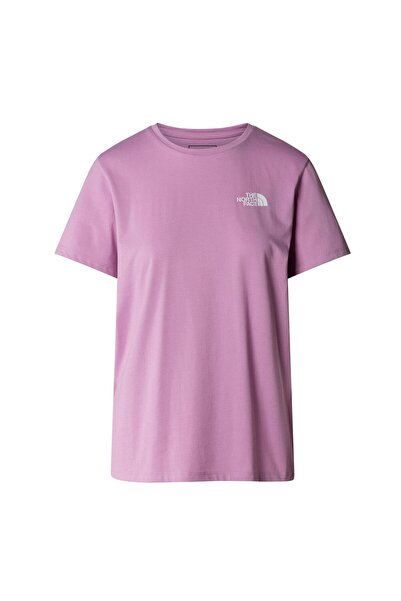THE NORTH FACE W FOUNDATION MOUNTAIN GRAPHIC Kadın Tişört NF0A882VPO21 Mor-XL
