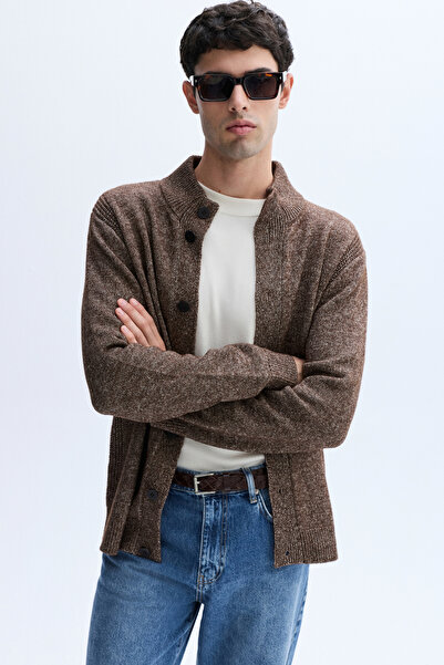 Mudo Melanjli Stand-Up Collar Cardigan
