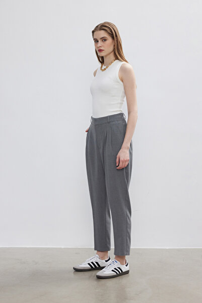 BE BLUE Gray Iron Tracked Pants