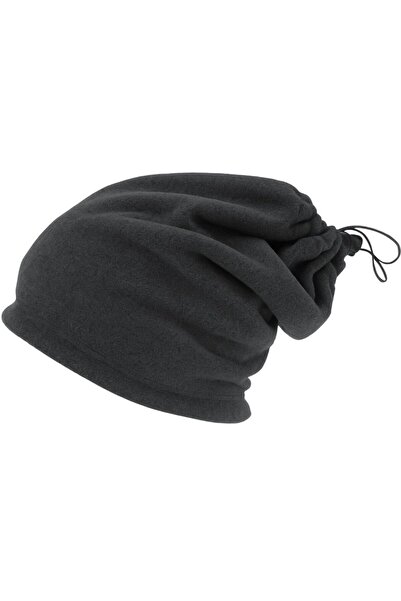 AXE SPORTSWEAR Anthracite Unisex Hat Beanie Convertible Drawstring Fleece Neck Gaiter Pkr5097098