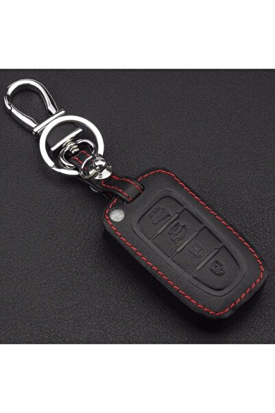 VTH Husă cheie 4 butoane din piele ecologica - Hyundai IX35 Sonata -
