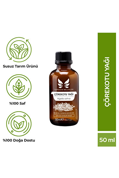 Toprağın Melekleri Çörekotu Yağı %100 Saf 50 ml