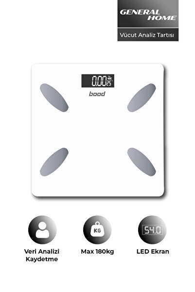 Bood VÜCUT ANALİZ TARTISI BASKÜL ANALYSİS BODY SCALE TR-95