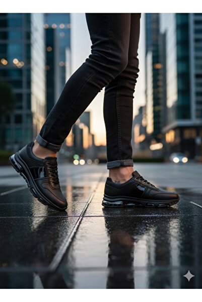 GENÇ Genuine Leather Droplant Men's Shoes Glass Sole Stylish Product Waterproof No Odor Winter Product