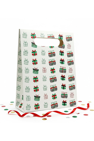 repro design 24x30 Hediye Şöleni Premium Zarf Model Karton Çanta 1 Adet