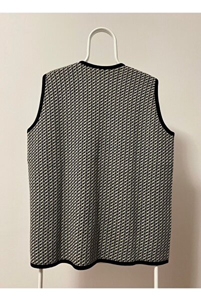 we are the best UYSALİDA Middle Age and Above Mother Knitwear Vest - Buttonless Design