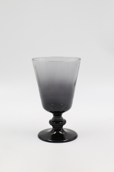 Rakle Larc 4'lü Ayaklı Su Bardağı Seti Füme 220 cc