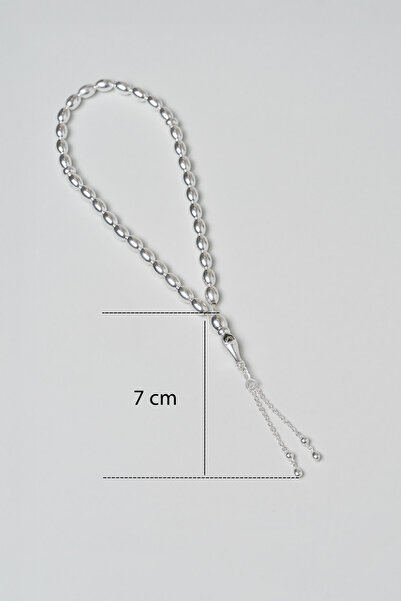 So CHIC... Barley Cut 20 cm Silver Prayer Beads
