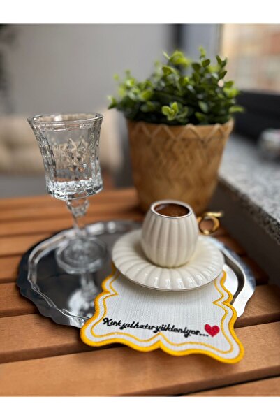 VeraLüx Home 6 Presentation and Cocktail Napkins Linen Special Stain Resistant Fabric